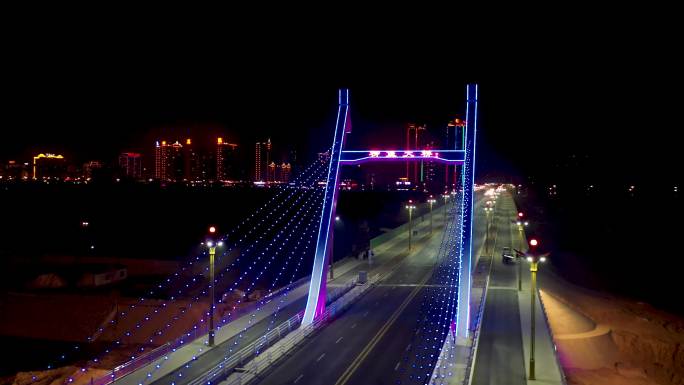 公路大桥夜景【4K合集】