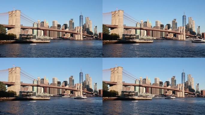 布鲁克林大桥-纽约城市天际线