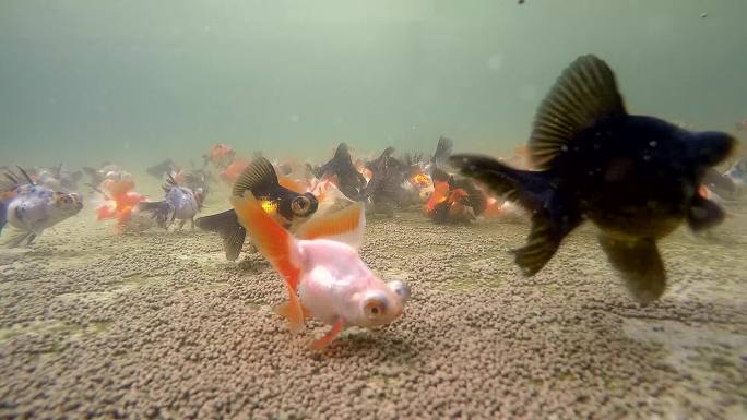 金鱼水下拍摄集锦