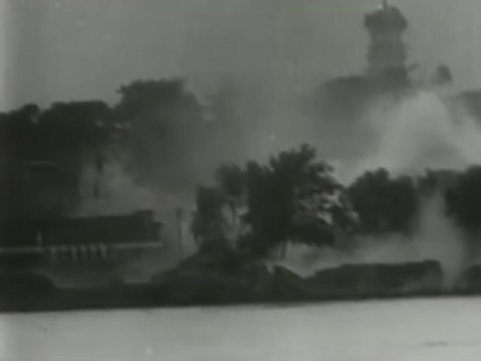 抗日战争 日军进攻上海 日军轰炸
