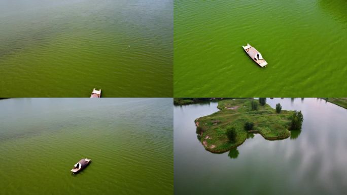 湖面上的小船