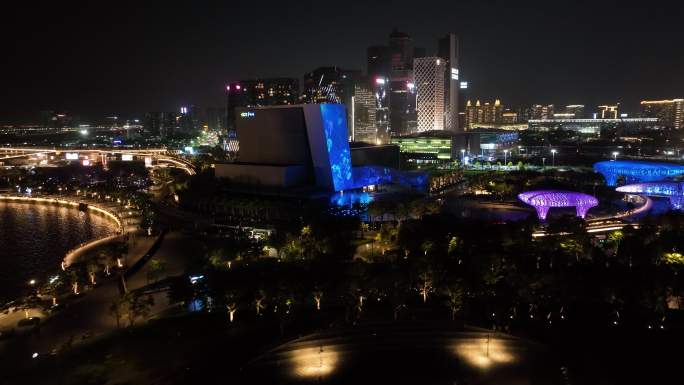 【正版原创】欢乐港湾夜景灯光城市照明