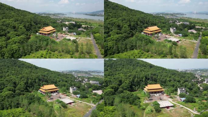 航拍江西吉安市灵泉寺 (3)