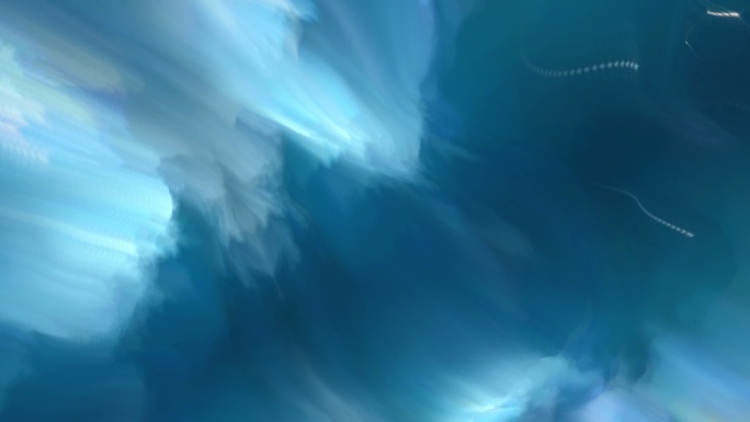 抽象艺术蓝色渐变波浪流动背景31