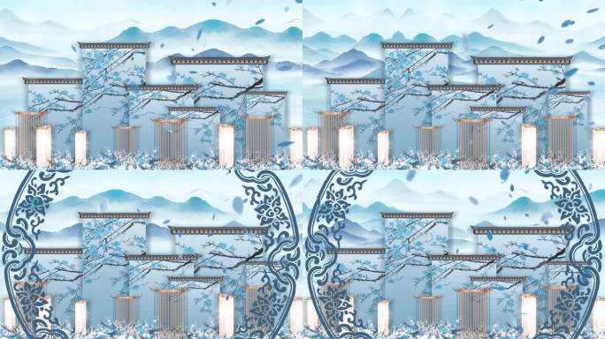 中国风屏风