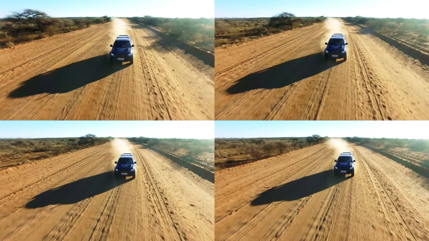 继续沙漠探险开车疾驰高速
