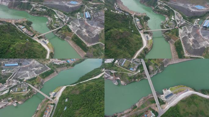 C108 白鹤滩水电站旁永久大桥