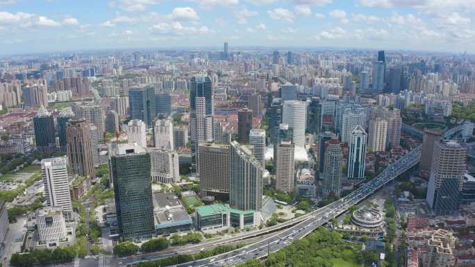 上海长宁区虹桥枢纽商圈商务建筑群黄金地段
