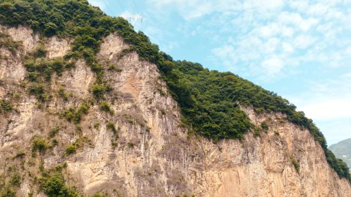 秭归 绝壁公路 山水中国