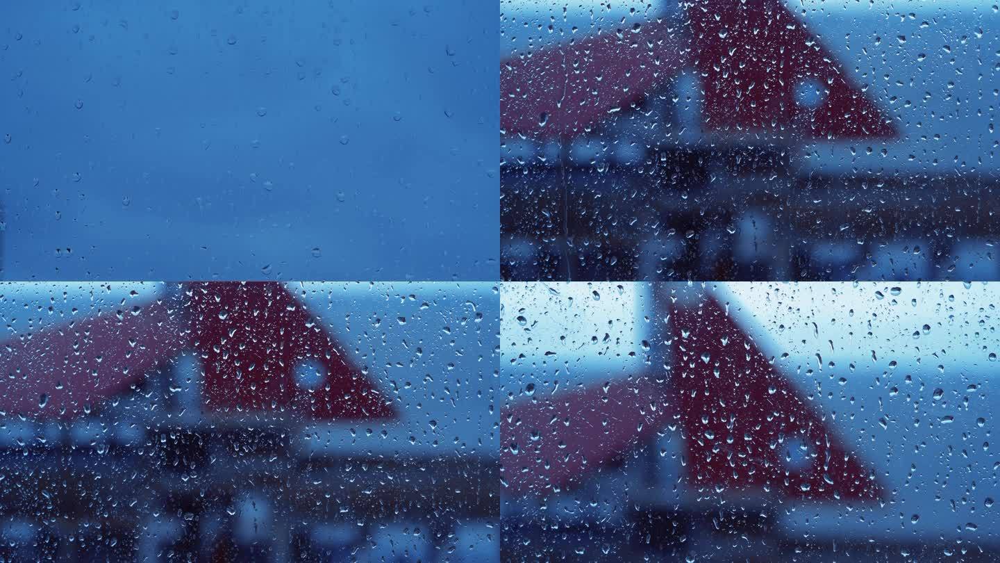 窗外的雨 窗户水珠