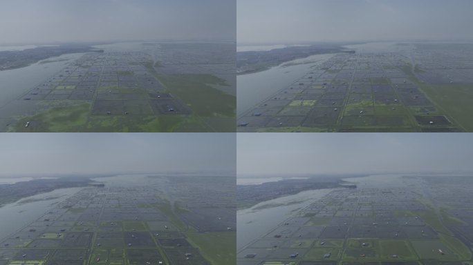 阳澄湖蟹湖5.1K分辨率HLG航拍视频