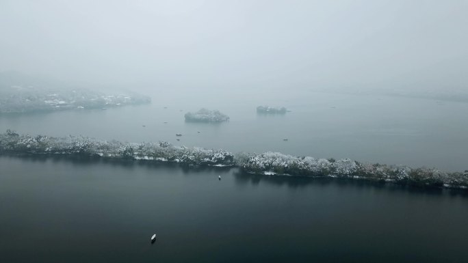 西湖水墨山水