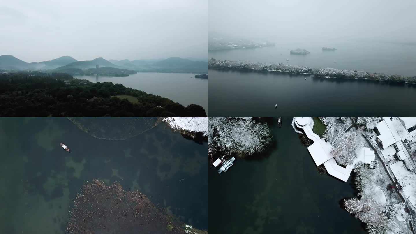 西湖水墨山水