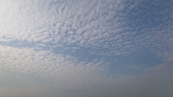 地震云鱼鳞云延时素材