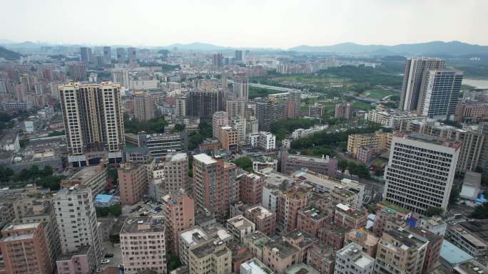 【正版素材】深圳宝安区石岩街道全景