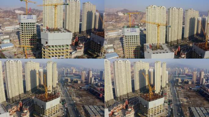 上海建工五建集团施工现场