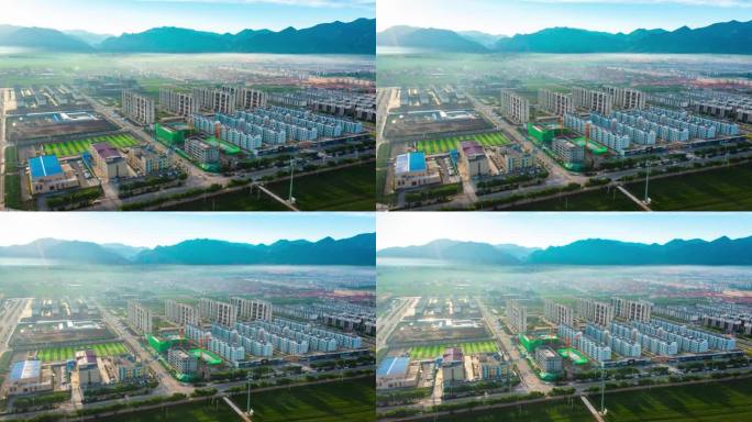 山西省大同浑源县恒山平流雾延时