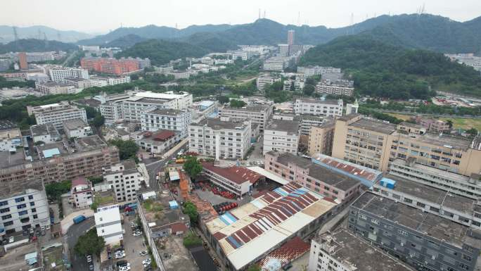 【正版素材】深圳宝安区石岩街道全景