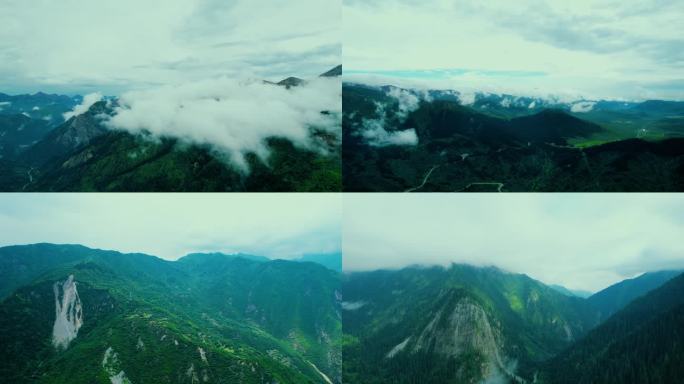 山河壮丽 大好河山 流云 中华大地 高山