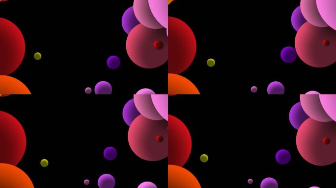 多彩小球背景4-循环+alpha