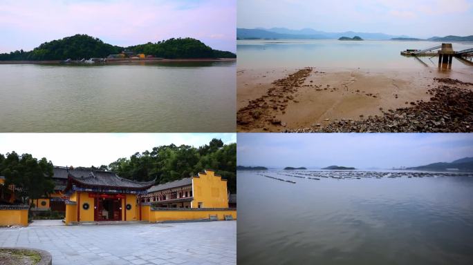 宁波湾宁海县小普陀寺院