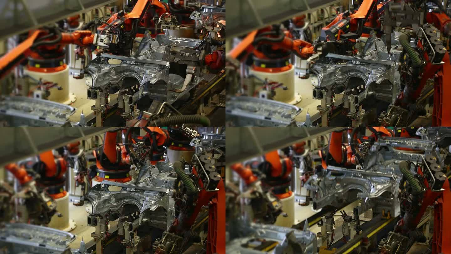 机器人在车身上的焊接：延时