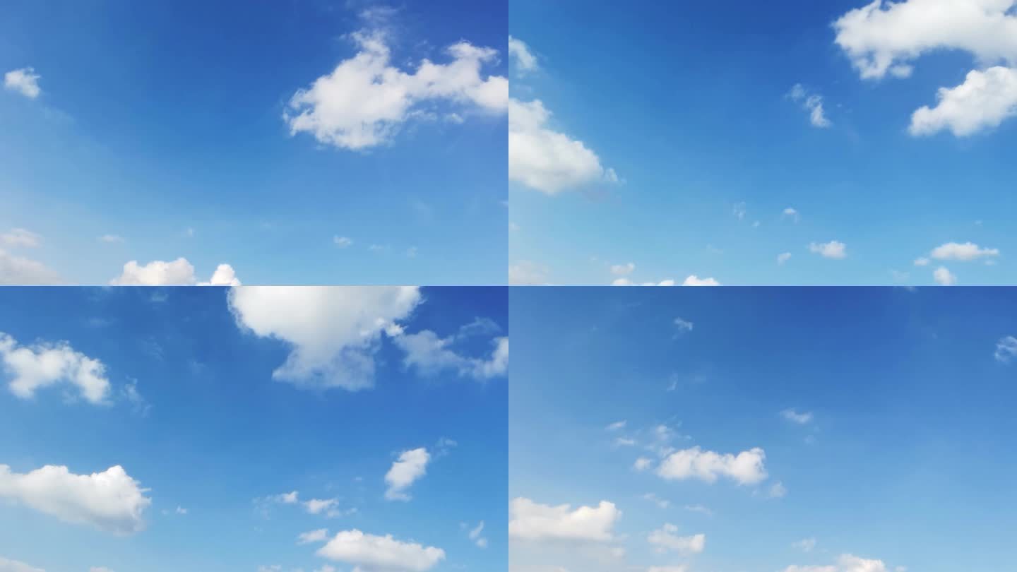 【4K】蓝天白云延时摄影48秒