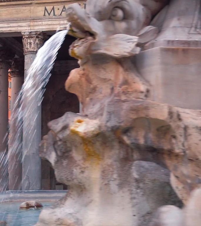 万神殿和喷泉，罗马，意大利