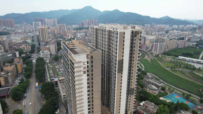 【正版素材】深圳宝安区石岩街道全景