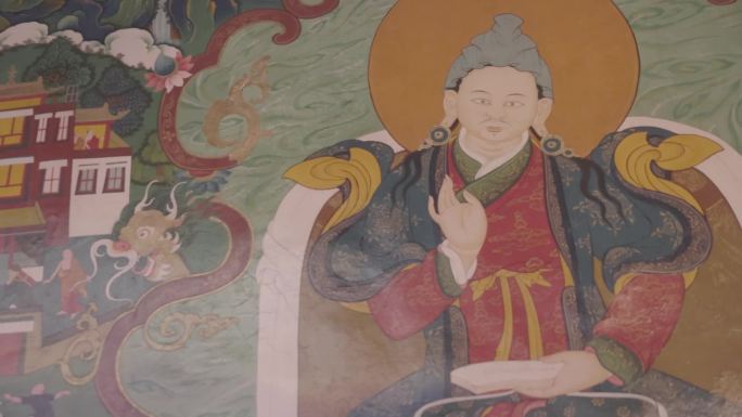藏传佛教雕像壁画