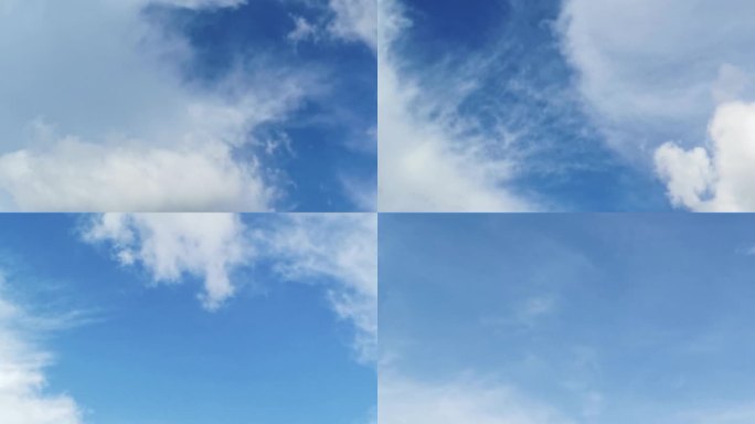 【4K】蓝天白云延时摄影86秒