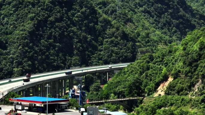 汉中 秦岭 高速公路 山水中国