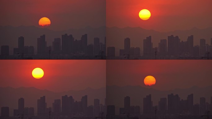 日出日落 太阳升起  日出东方 夕阳