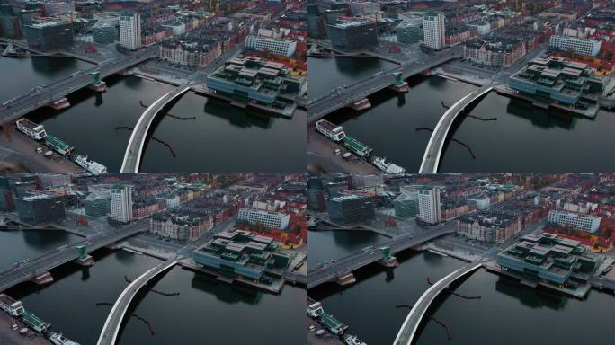 哥本哈根自行车桥楼盘城市发展绿化