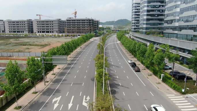 【4K】航拍许龙路道路实景