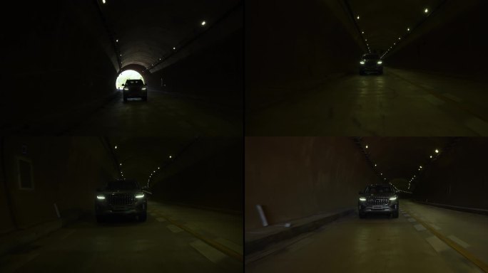 哈弗H9进隧道出隧道