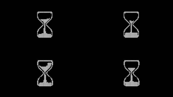 沙漏像素图标循环倒计时动画