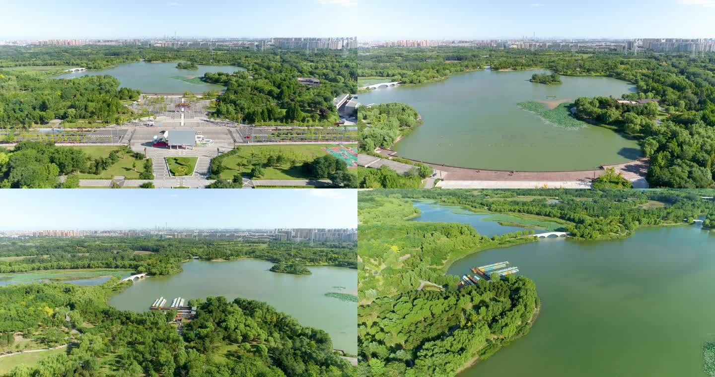 航拍北京南海子公园-1