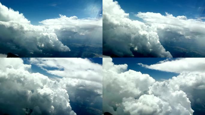 云间飞行（飞机视角拍摄）