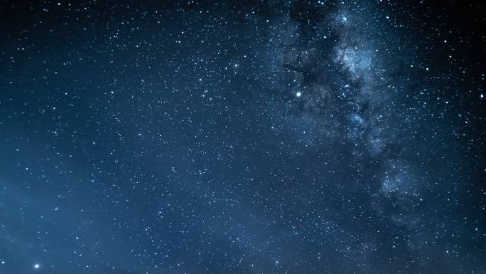 银河时间间隔闪烁蓝色斗转星移