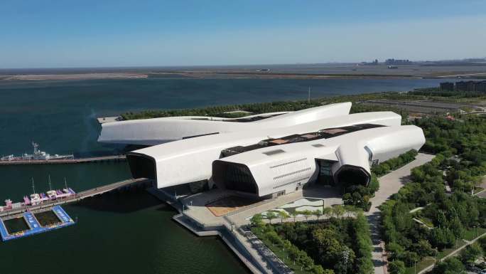 4K天津滨海新区生态城国家海洋博物馆