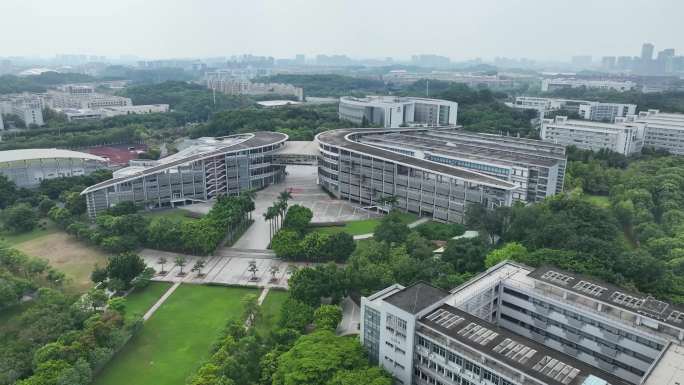 华南师范大学(大学城校区)航拍4K