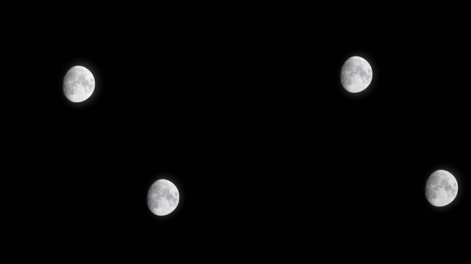 月亮延时摄影