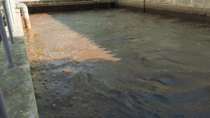 昆明市高新区污水处理厂沉淀池延时拍