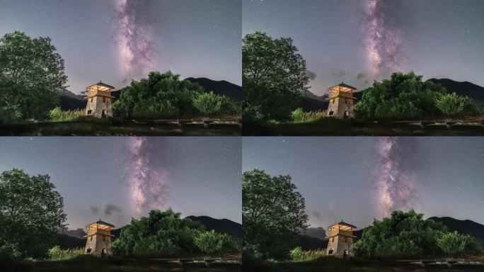 夏季星空银河延时摄影（福州大喜村）