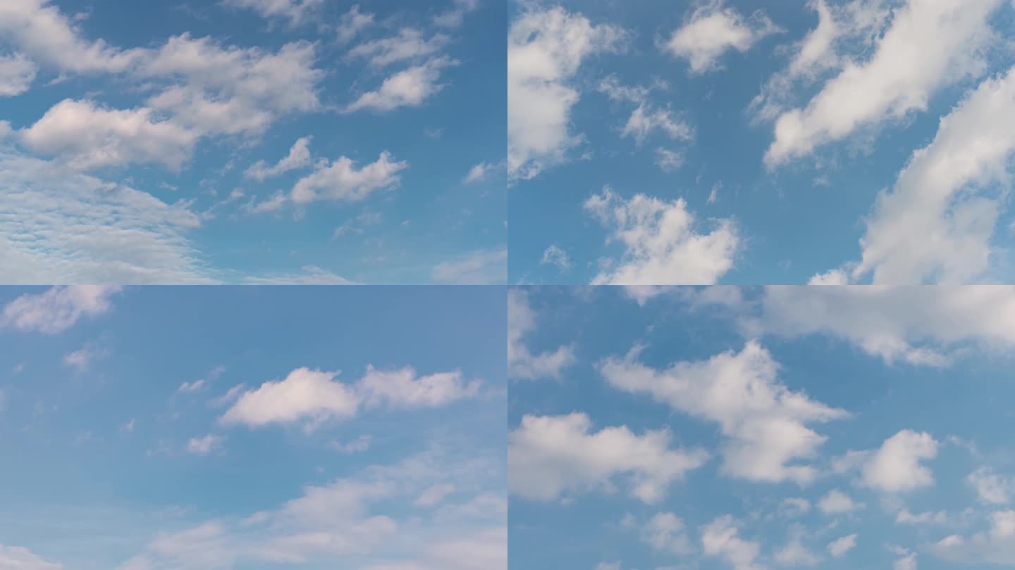 清澈云朵4组镜头