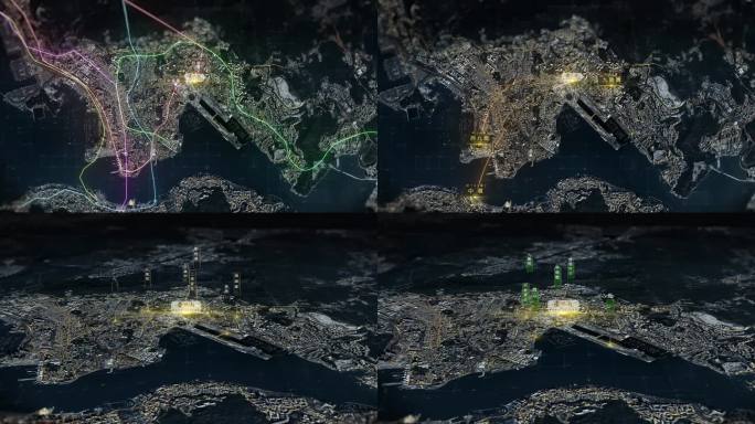 黑金科技城市地产区位地图标注