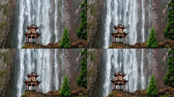 亚洲最大的百丈漈瀑布
