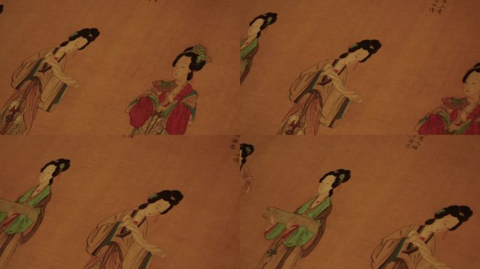 中国古代人物画古书画古书美人画古籍画像