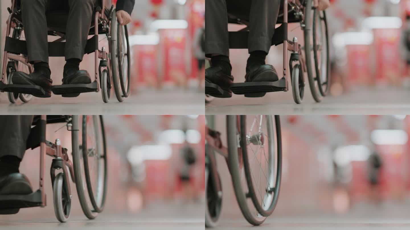 老人推着轮椅散步4k_3840X2160_高清视频素材下载(编号:5076818)_实拍视频_光厂(VJ师网) www.vjshi.com